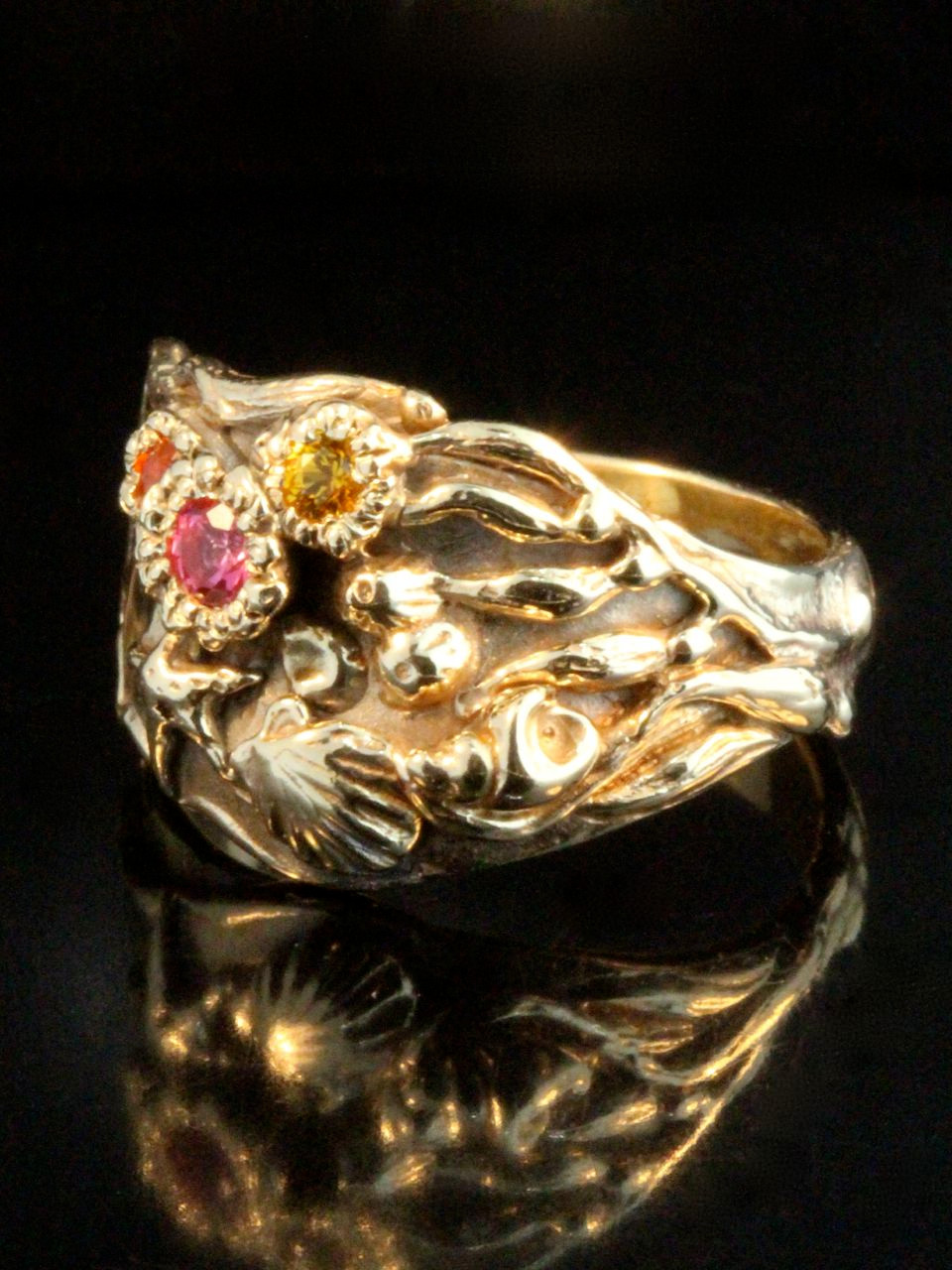 Tide Pool Ring with Gemstones Jewelry