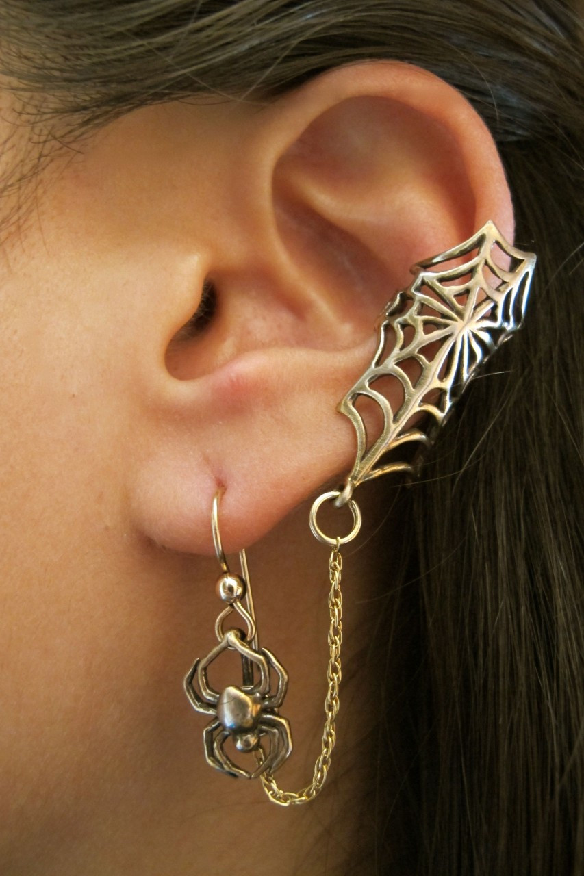  and Chained Spider Ear Cuff Bajoran Bronze Marty Magic Store