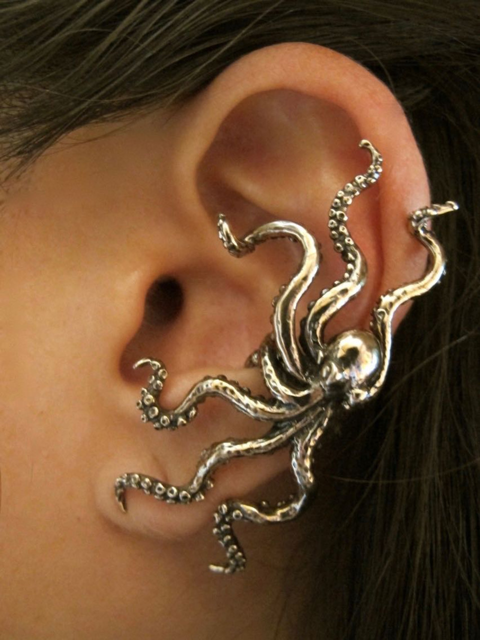 Octopus Ear Cuff - Bronze - Marty Magic 