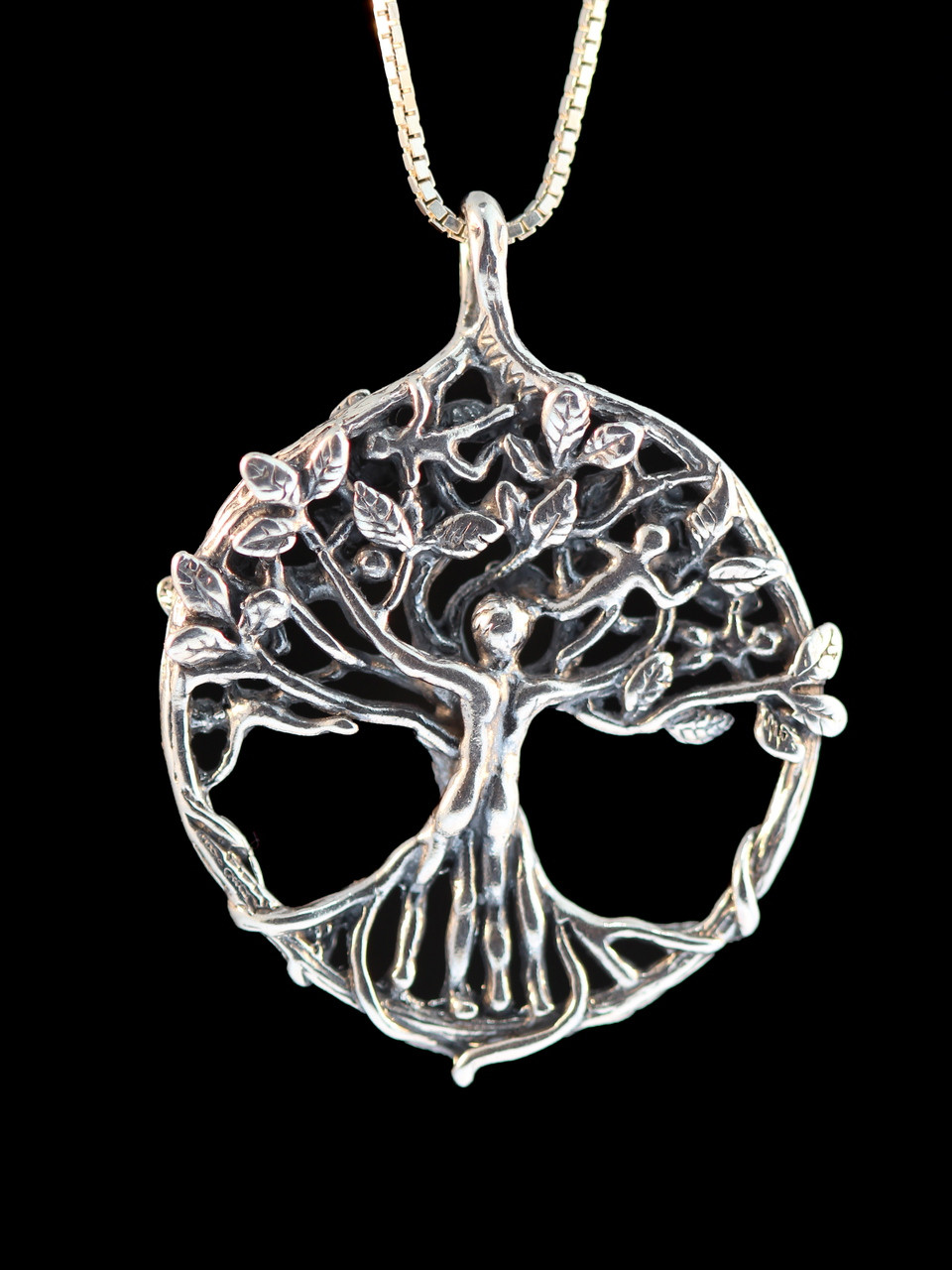 Circle of Life Tree Pendant Silver Marty Magic Store