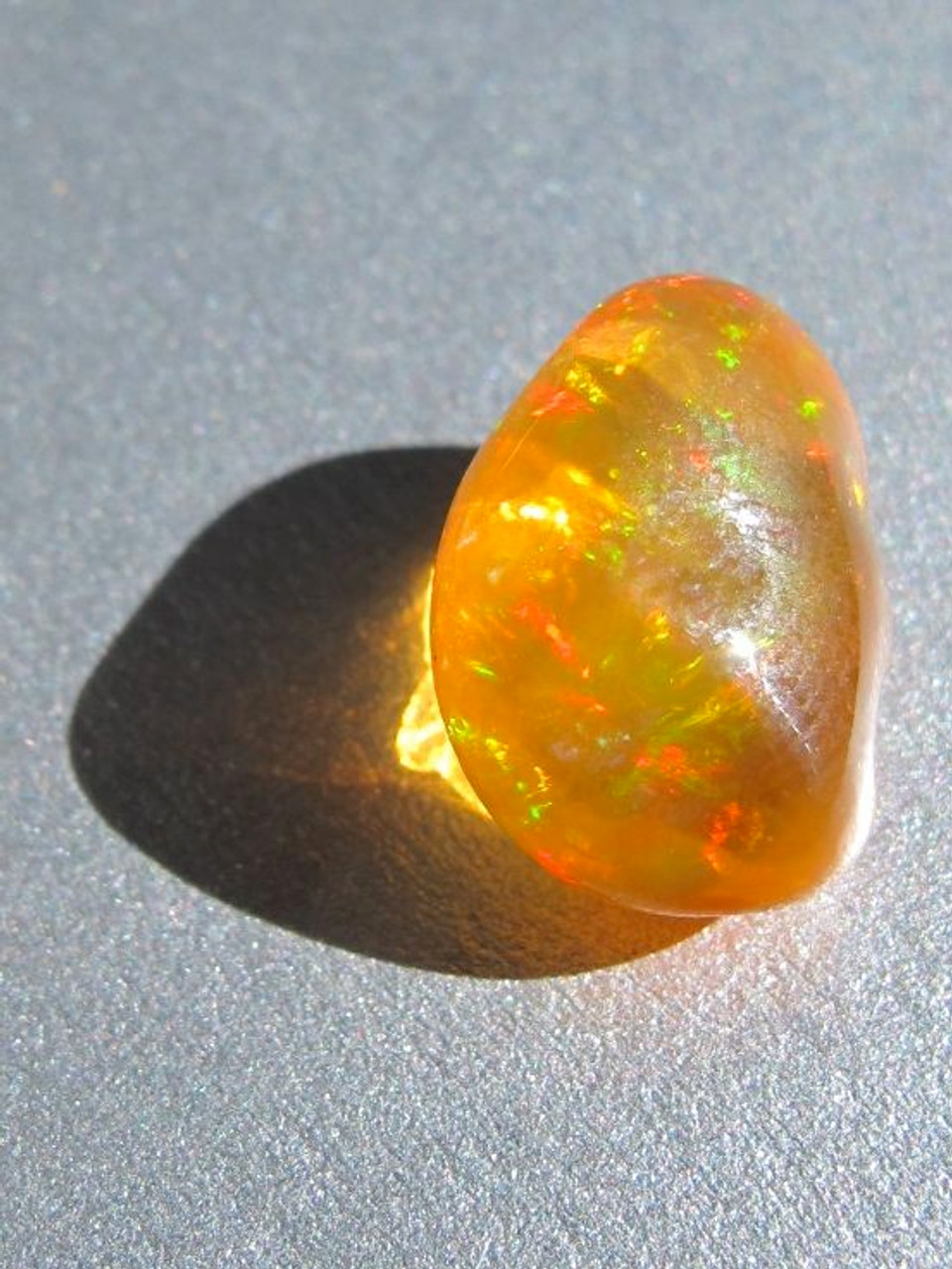 Tangerine Jelly Bean - Mexican Fire Opal - SOLD - Marty Magic Store