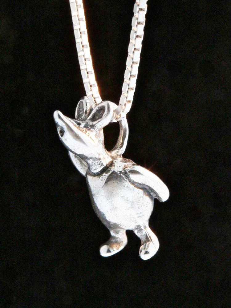 Classic Winnie The Pooh Piglet Charm Silver