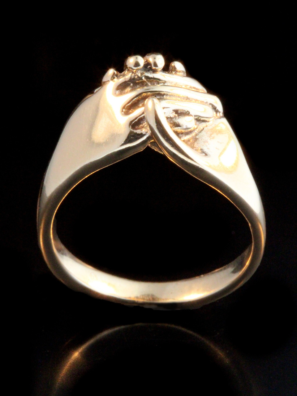 Hands Clasping Ring Jewelry