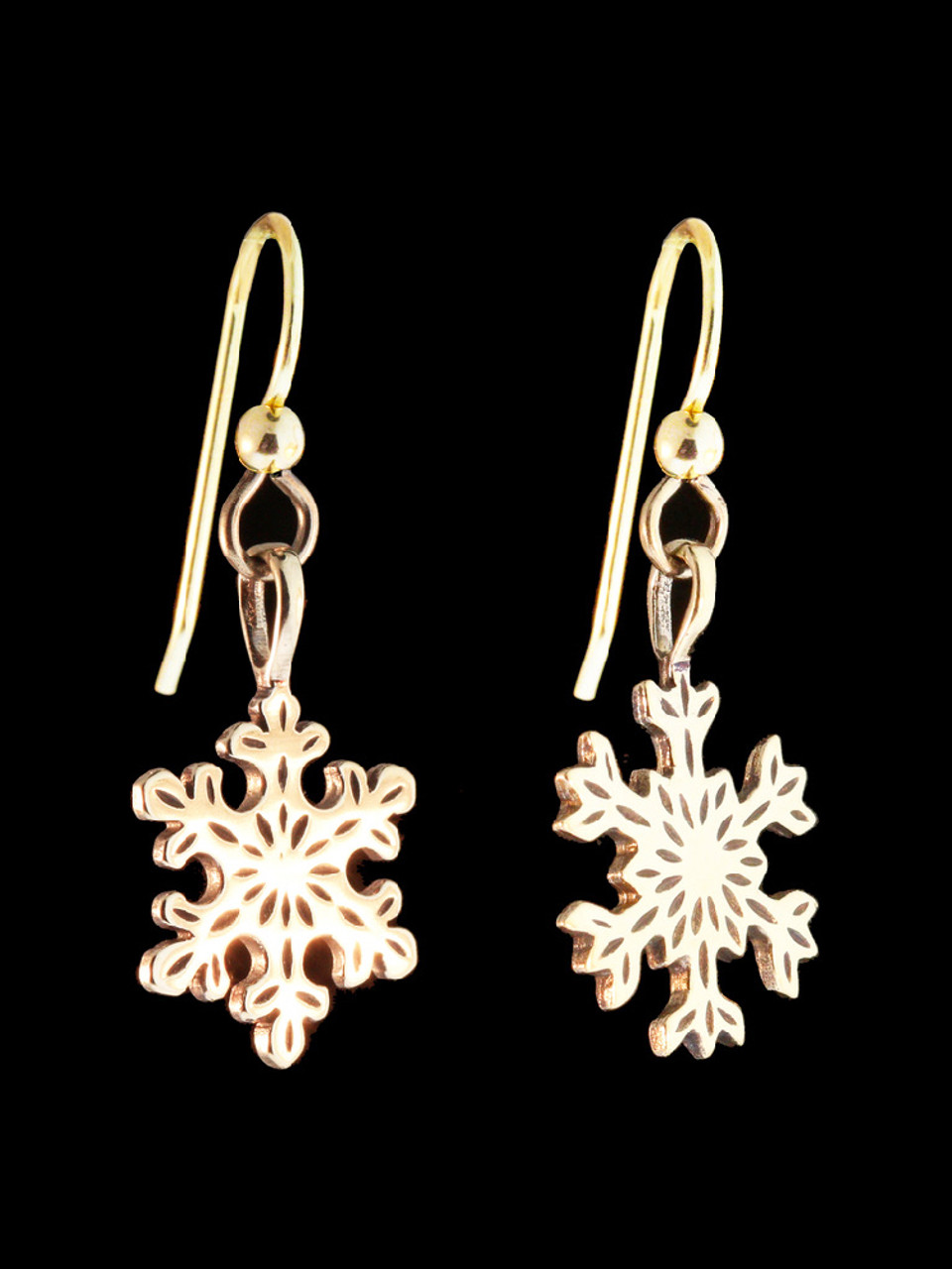 Snowflake Studs – Origami Jewels