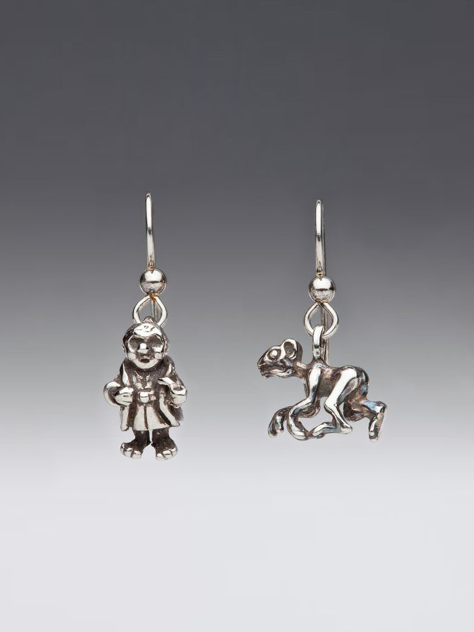 Gollum and Hobbit Earrings Jewelry