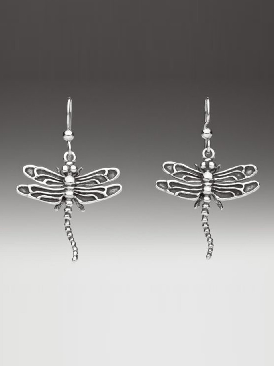 sterling silver dragonfly earrings