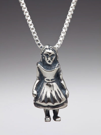 Alice in Wonderland Charm - Silver