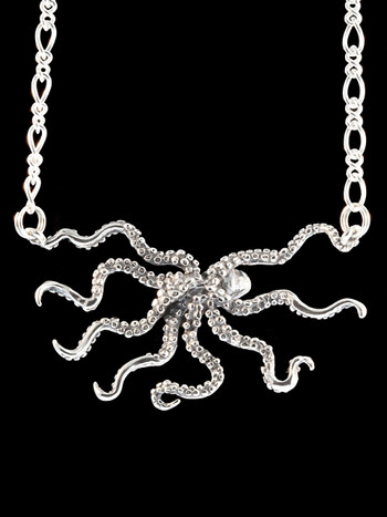 Octopus Neckpiece with Figure Eight Chain Jewelry
