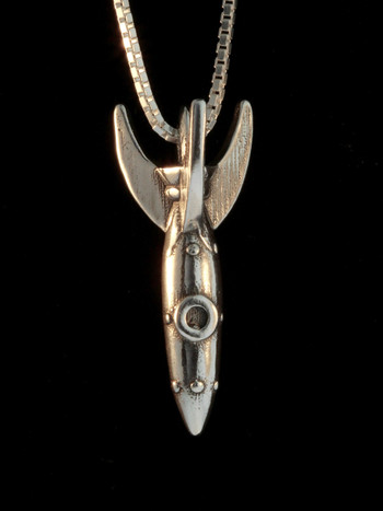 Rocket Charm RKT-2 - Silver