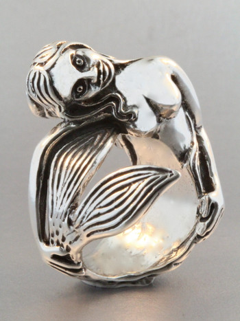 Sterling Silver Mermaid Ring