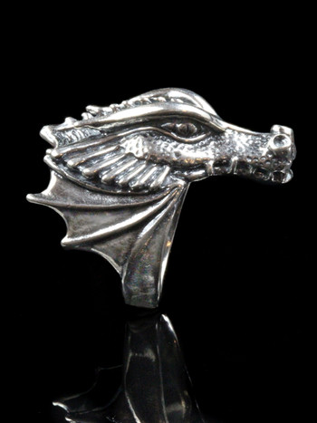 Valor Dragon Ring - Silver - Marty Magic Store