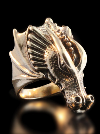 Valor Dragon Ring - 14K Gold