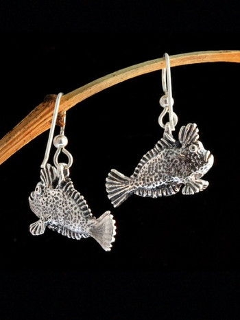 Buy Silver Fish Earrings, Sterling Silver Fish Earrings, Ocean Earrings,  Sea Earrings, Nautical Earrings, Fish Dangle Earrings, Handmade P 822  Online in India - Etsy