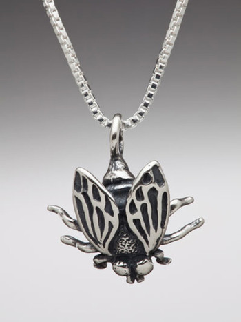 Fly Charm in Sterling Silver