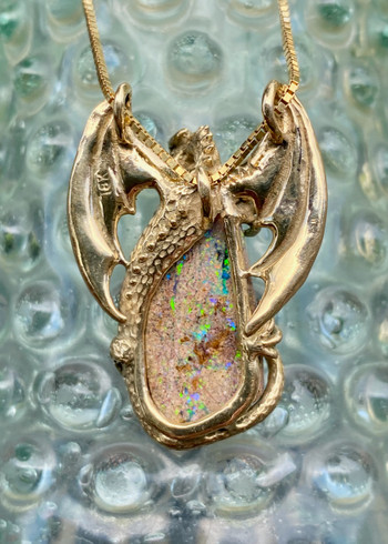 Dragon on sale opal necklace