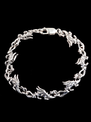 Dragon Bracelet in Silver
