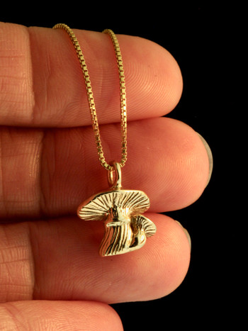 Glistening Mushroom Charm Necklace – West Side Jewelry