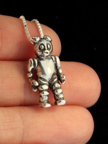 Bear Necklace Scooter Pendant New Astronaut Money Cattle Robot