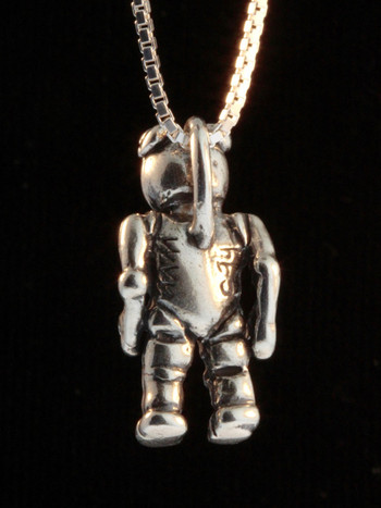 Bear Necklace Scooter Pendant New Astronaut Money Cattle Robot