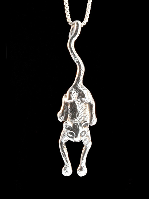 Crawling Cat Pendant - Silver Crawling Cat Pendant - Silver