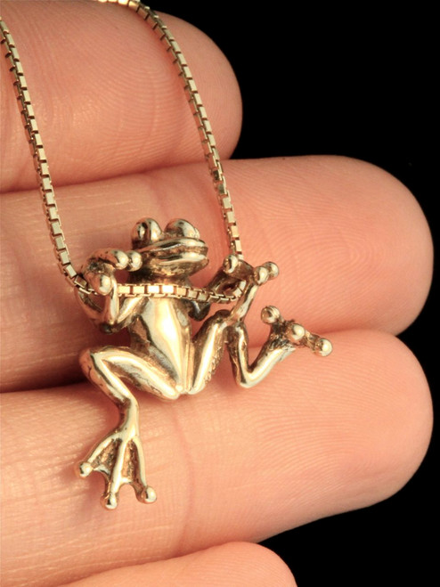Tree Frog Charm in 14k Gold Tree Frog Charm in 14k Gold