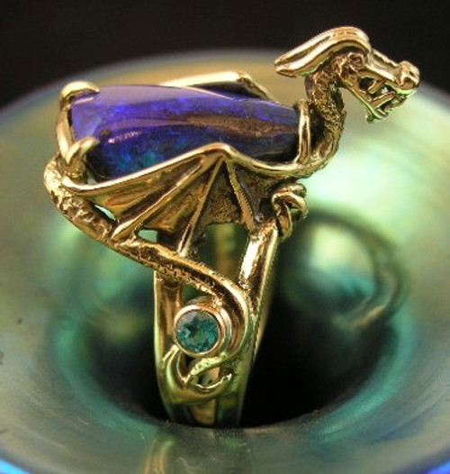 Azuel Opal Dragon Ring - SOLD
