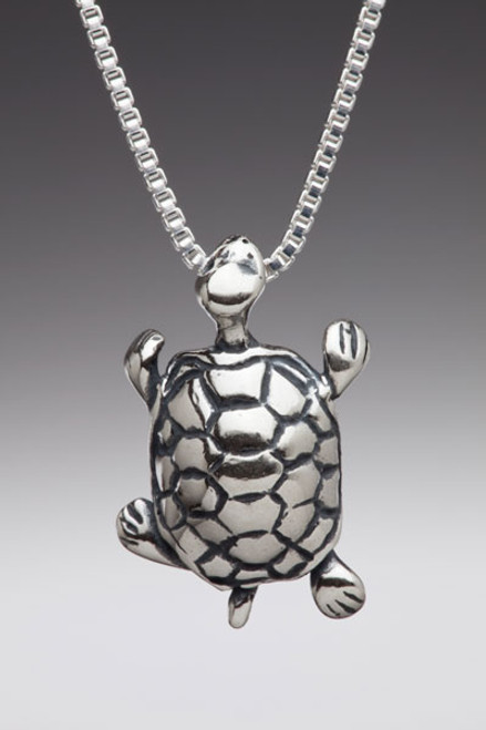 Mock Turtle Charm - silver Mock Turtle Charm - silver
