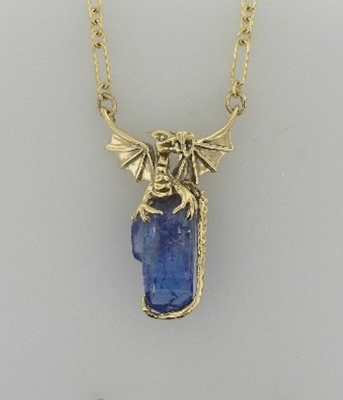 Tanzanite Crystal Dragon Treasure - SOLD