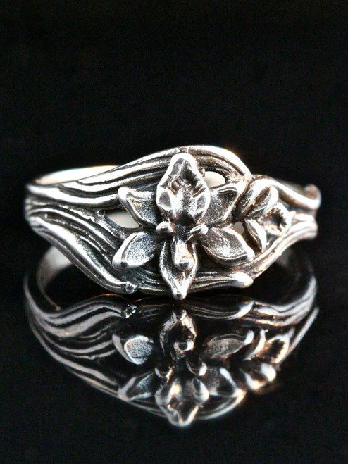 Orchid Ring - Silver Orchid Ring - Silver