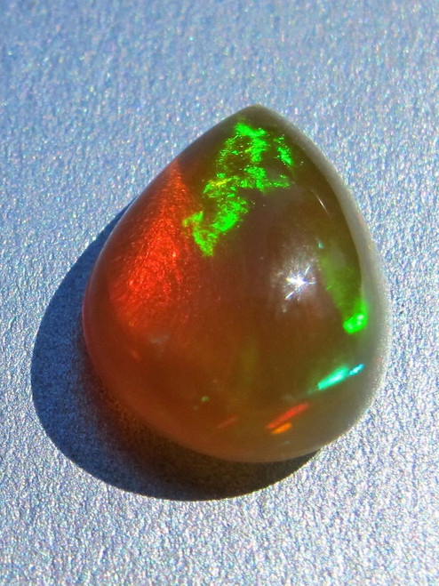 Lizards Tear- Mexican Fire Opal, 5.0 ct Lizards Tear- Mexican Fire Opal, 5.0 ct