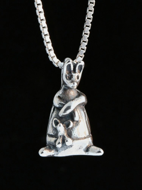 Classic Kanga and Roo Charm from Winnie the Pooh - Silver