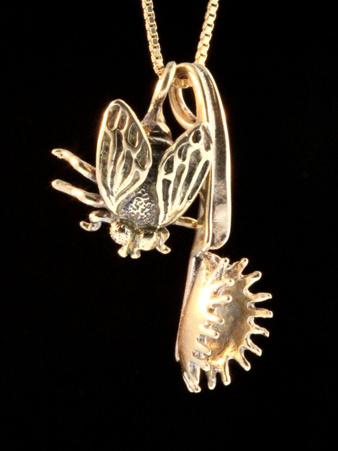 Fly and Venus Flytrap Charm Combination -14k Gold Fly and Venus Flytrap Charm Combination -14k Gold