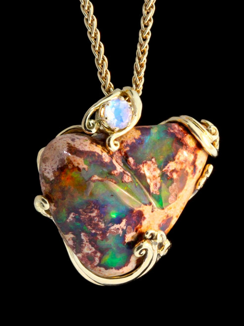 Archipelago Moonrise Wave Pendant - 18K gold