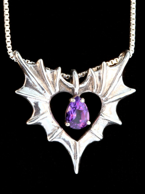 Phantom Heart Pendant with amethyst Phantom Heart Pendant with amethyst