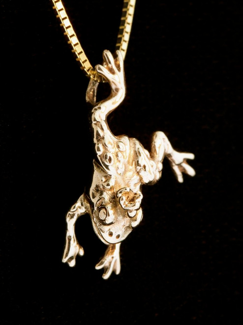 Enchanted Frog Charm - 14K gold Enchanted Frog Charm - 14K gold