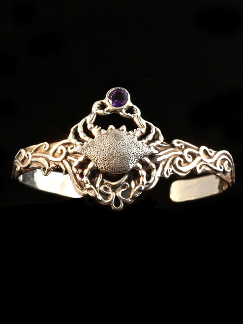 Cascade Crab Cuff Bracelet - Silver Cascade Crab Cuff Bracelet - Silver