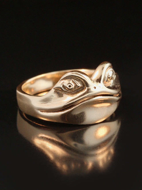 Frog Face Ring in 14K Gold Frog Face Ring in 14K Gold