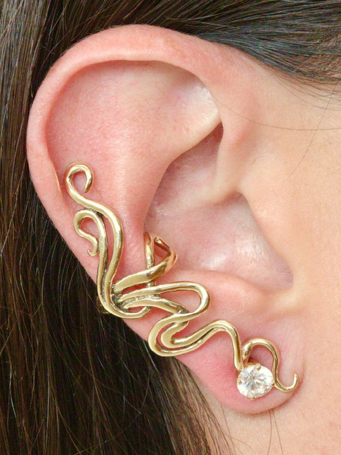 Spiro Ear Cuff - 14K Gold Spiro Ear Cuff - 14K Gold