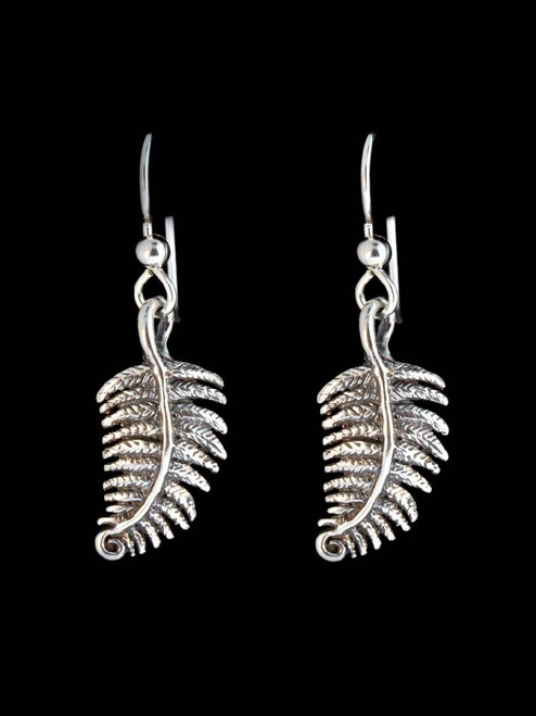 Jungle Jewel Fern Earrings in Silver Jungle Jewel Fern Earrings in Silver