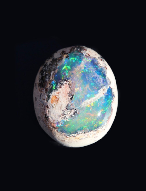 Atoll - Mexican Matrix Fire Opal - 20.5 ct Atoll - Mexican Matrix Fire Opal - 20.5 ct