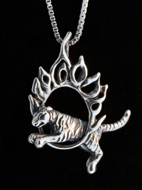 Circus Tiger Charm - Silver Circus Tiger Charm - Silver