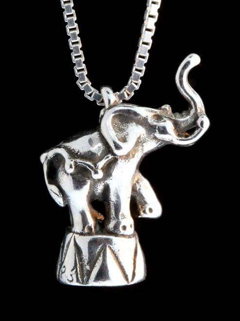 Circus Elephant Charm - Silver Circus Elephant Charm - Silver