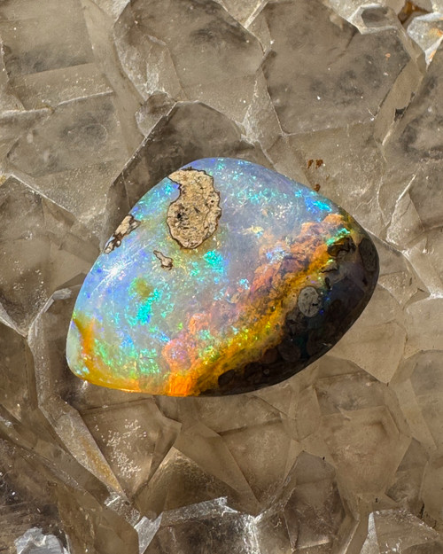 Glacial Cavern - Ethiopian Matrix Opal - 39.5 Ct