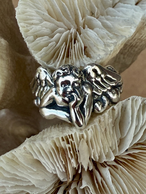 Cherub Ring - Sterling Silver