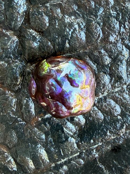 Lavender Lava -Fire Agate -7.10 Ct - Ryszard Krukowski

