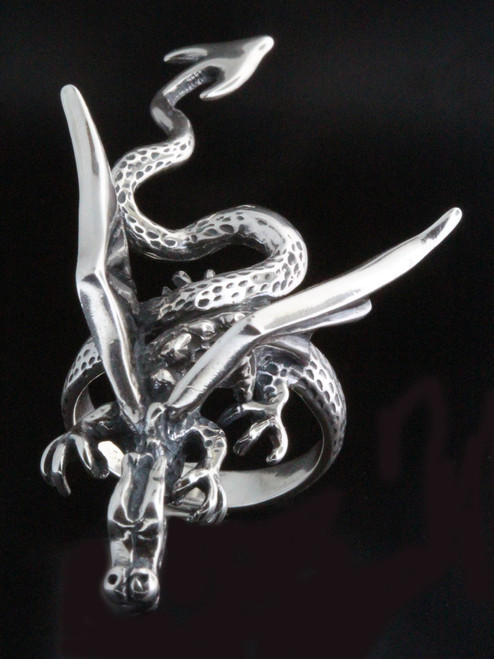 Dragon Finger Pet Ring - Silver Dragon Finger Pet Ring - Silver