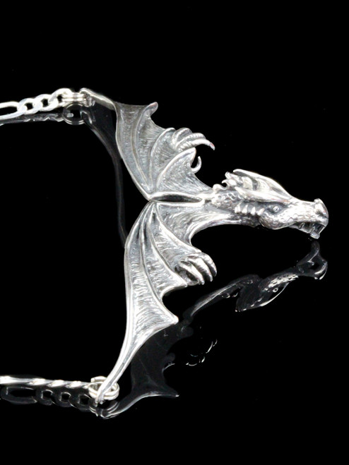 アクセサリー DRAGON link bracelet Dragon Link Stainless Steel Bracelet – Wyvern's Hoard
