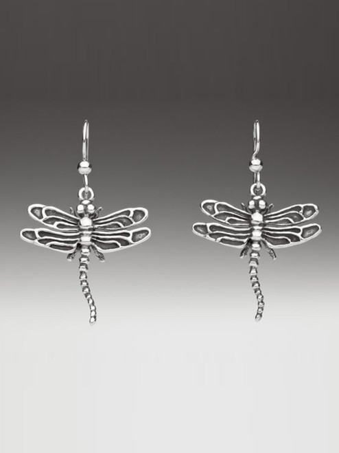 Dragonfly Earrings in Silver Dragonfly Earrings in Silver