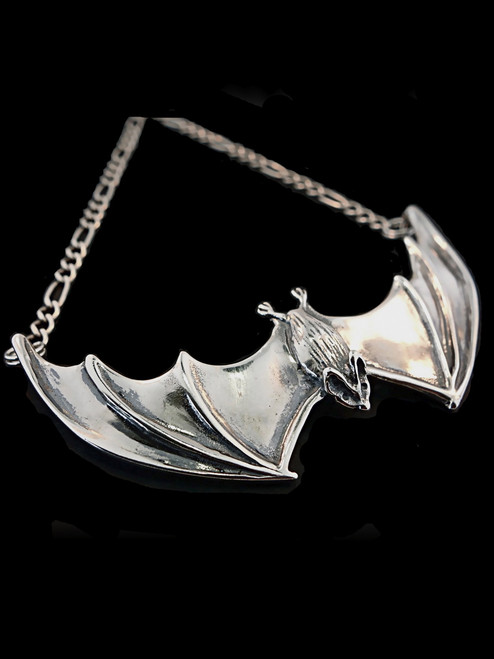 STERLING SILVER BAT NECKLACE | AS ABOVEVJEWELLERY