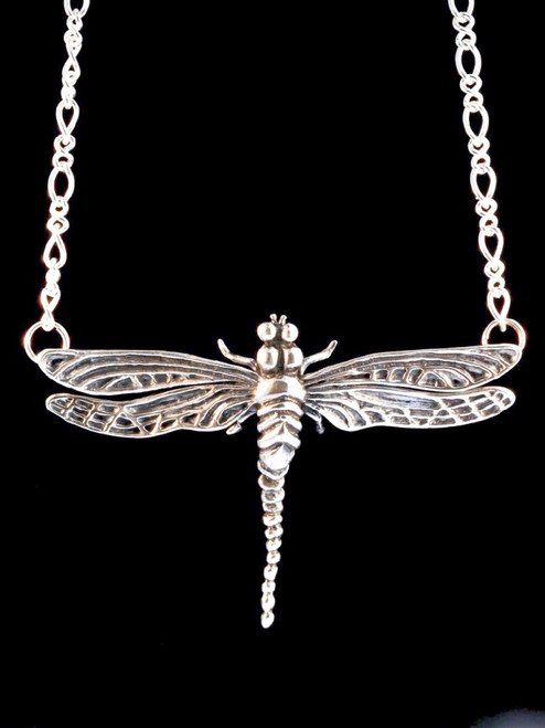 Large Dragonfly Pendant in Silver Large Dragonfly Pendant in Silver